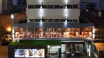 Front of property – evening/night