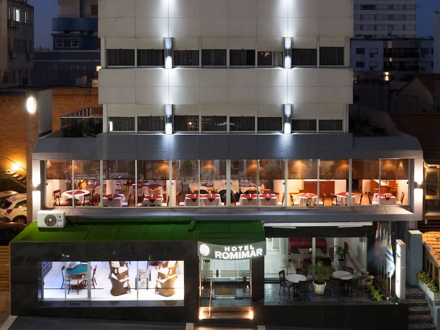 Front of property - evening/night