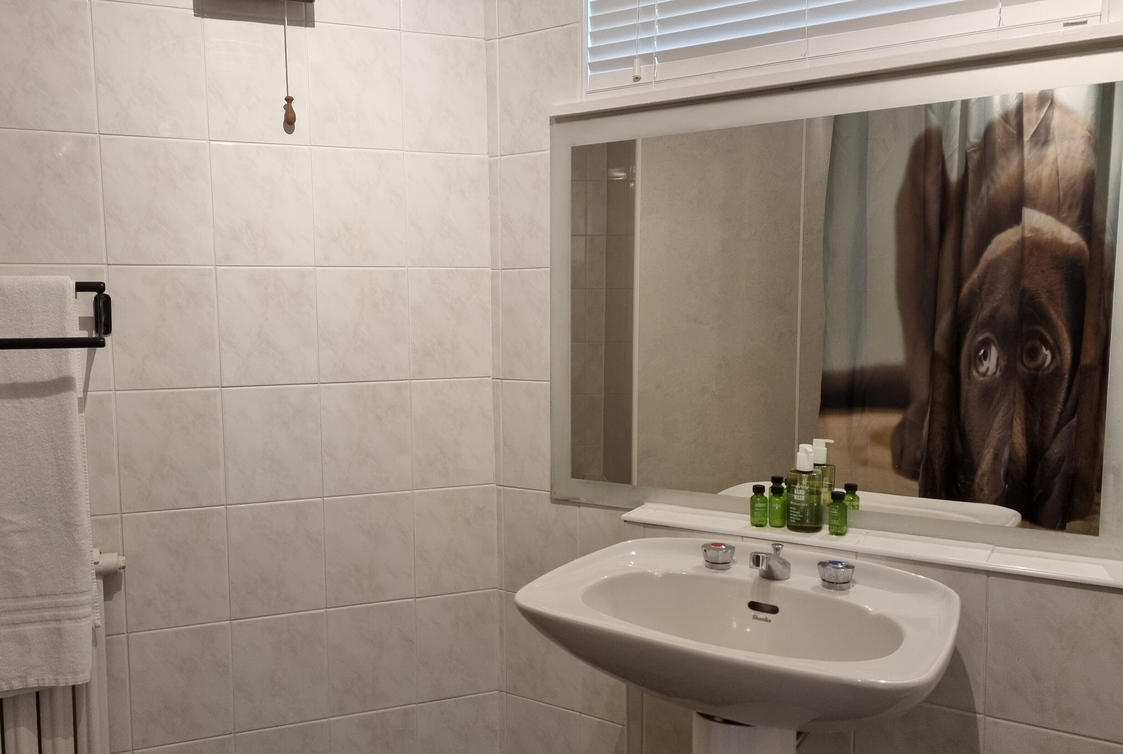deluxe studio | bathroom | combined shower/bathtub, free toiletries, hair dryer, towels