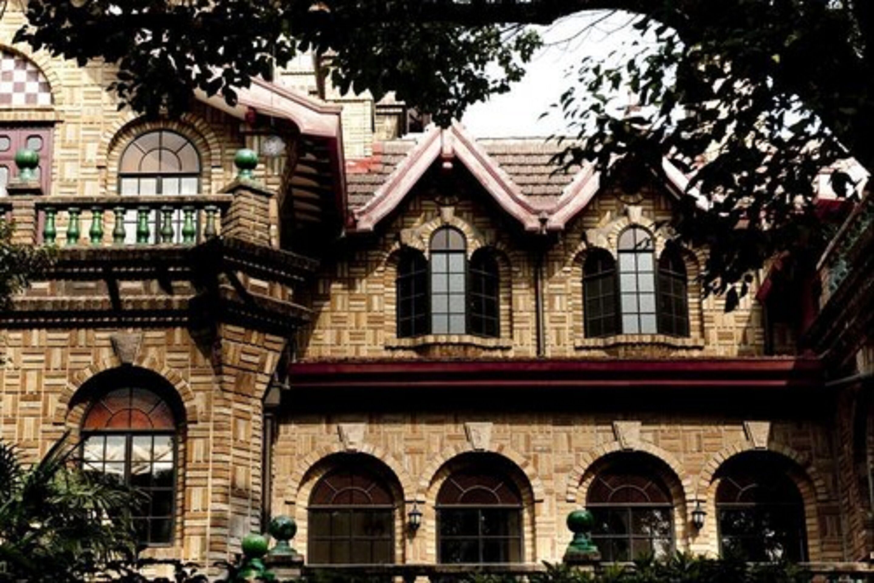 outdoor wedding area