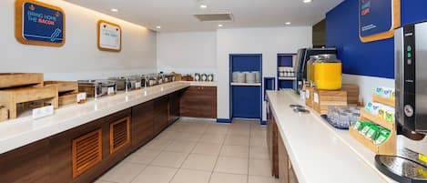 Free daily buffet breakfast