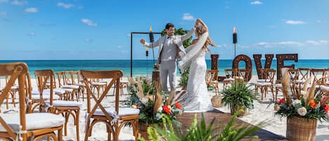 Área de bodas al aire libre