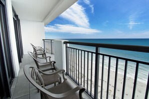 Paradise Oceanfront Deluxe Three Bedroom Condo 2K2Q | Terrace/patio - The Breakers Resort (Myrtle Beach)