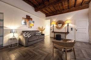 Apartment, Annex Building (stair access only) | Living area | LCD TV