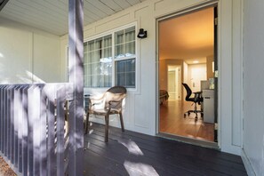 Deluxe Room, 1 King Bed, Non Smoking, Pool View | Terrace/patio - Super 8 by Wyndham Gananoque/Country Squire Resort (Gananoque)