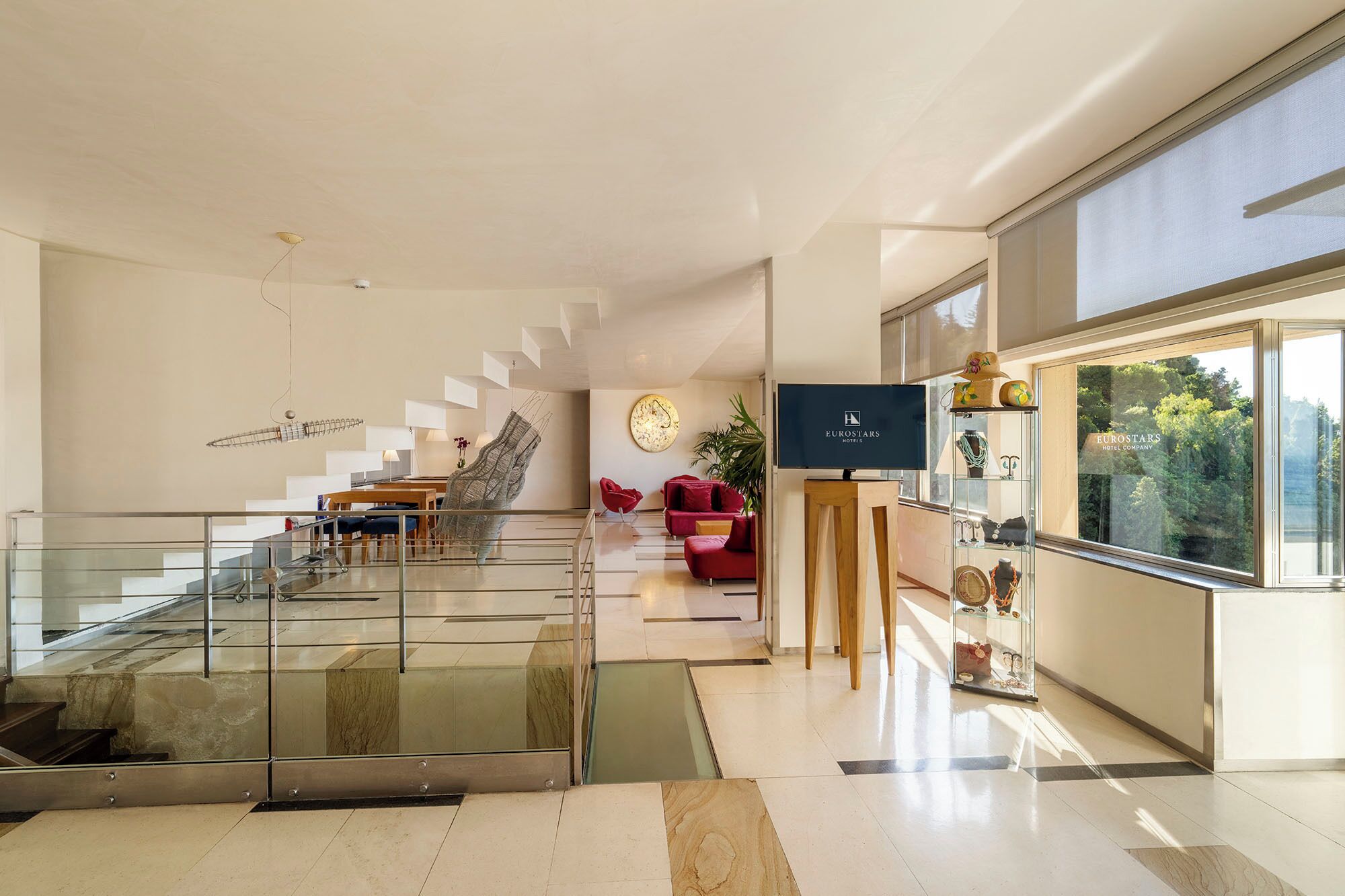 Sala de estar en el lobby