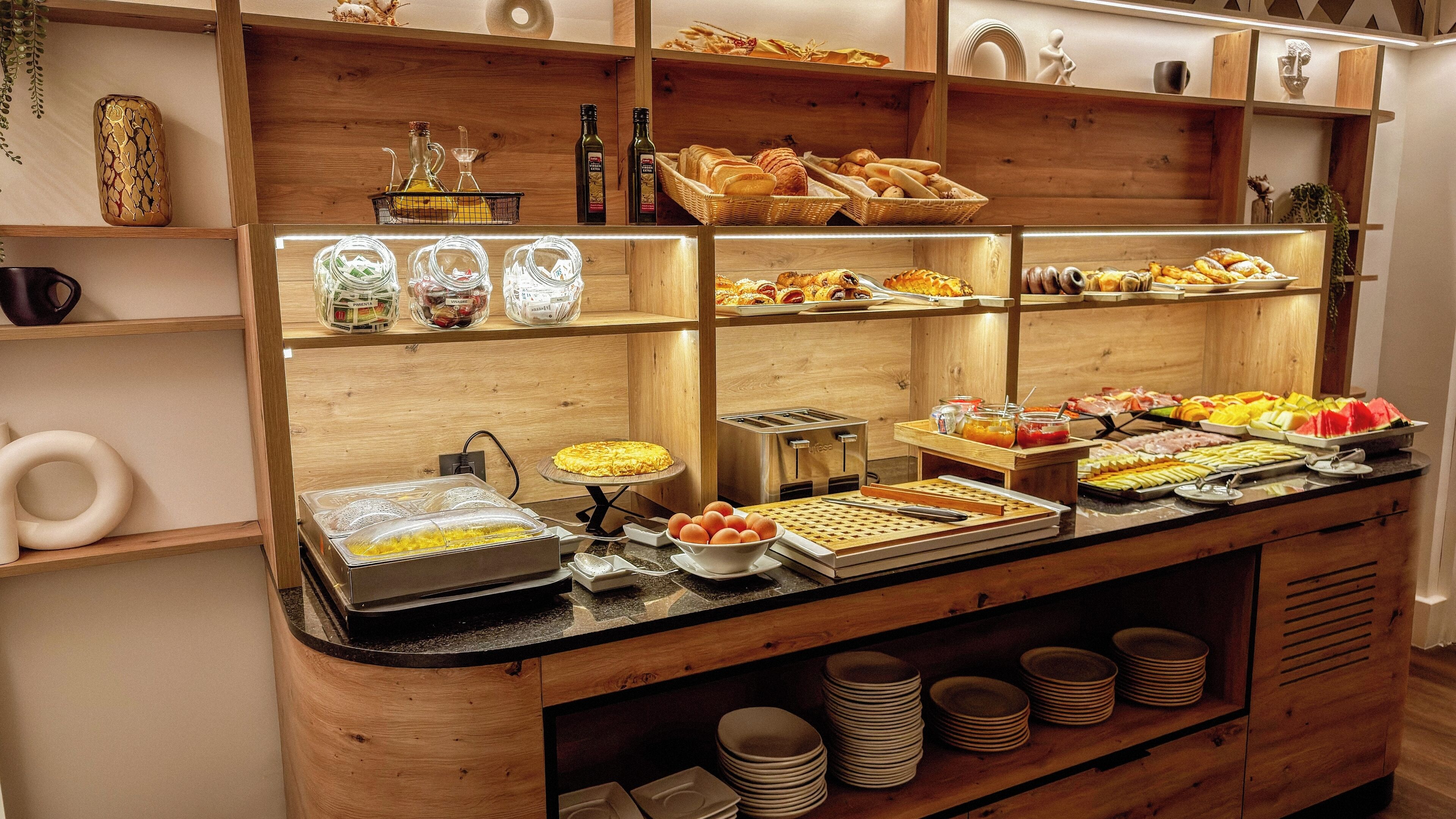 daily buffet breakfast (eur 15 per person)