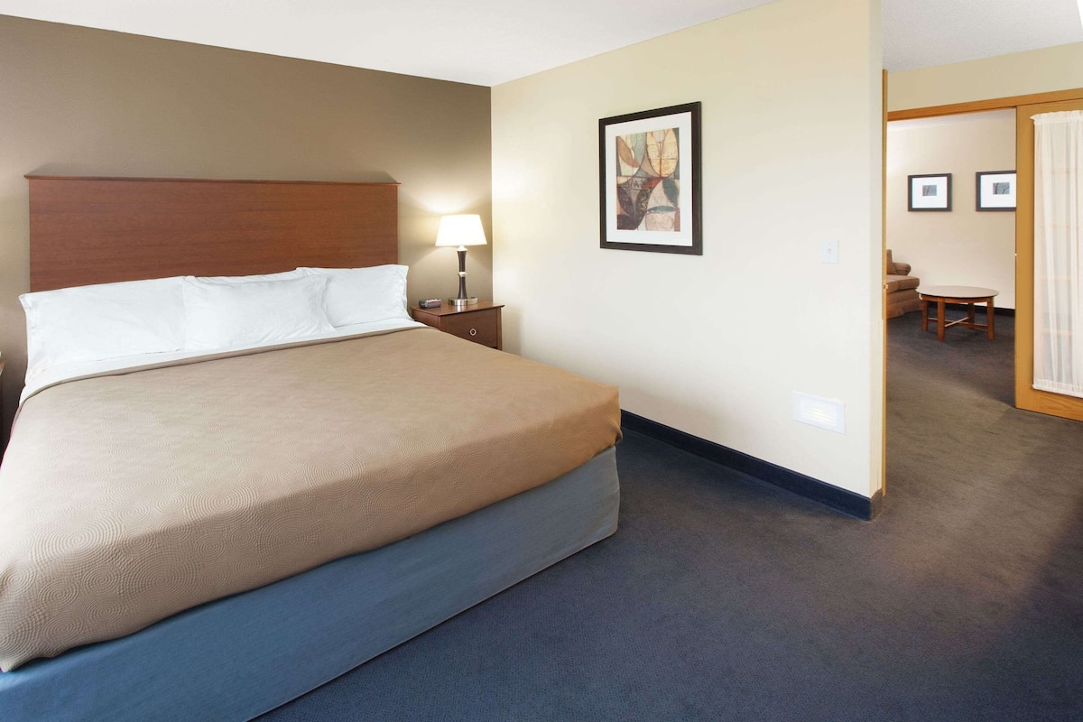 Studio Suite, 1 King Bed | Blackout drapes, iron/ironing board, free cribs/infant beds