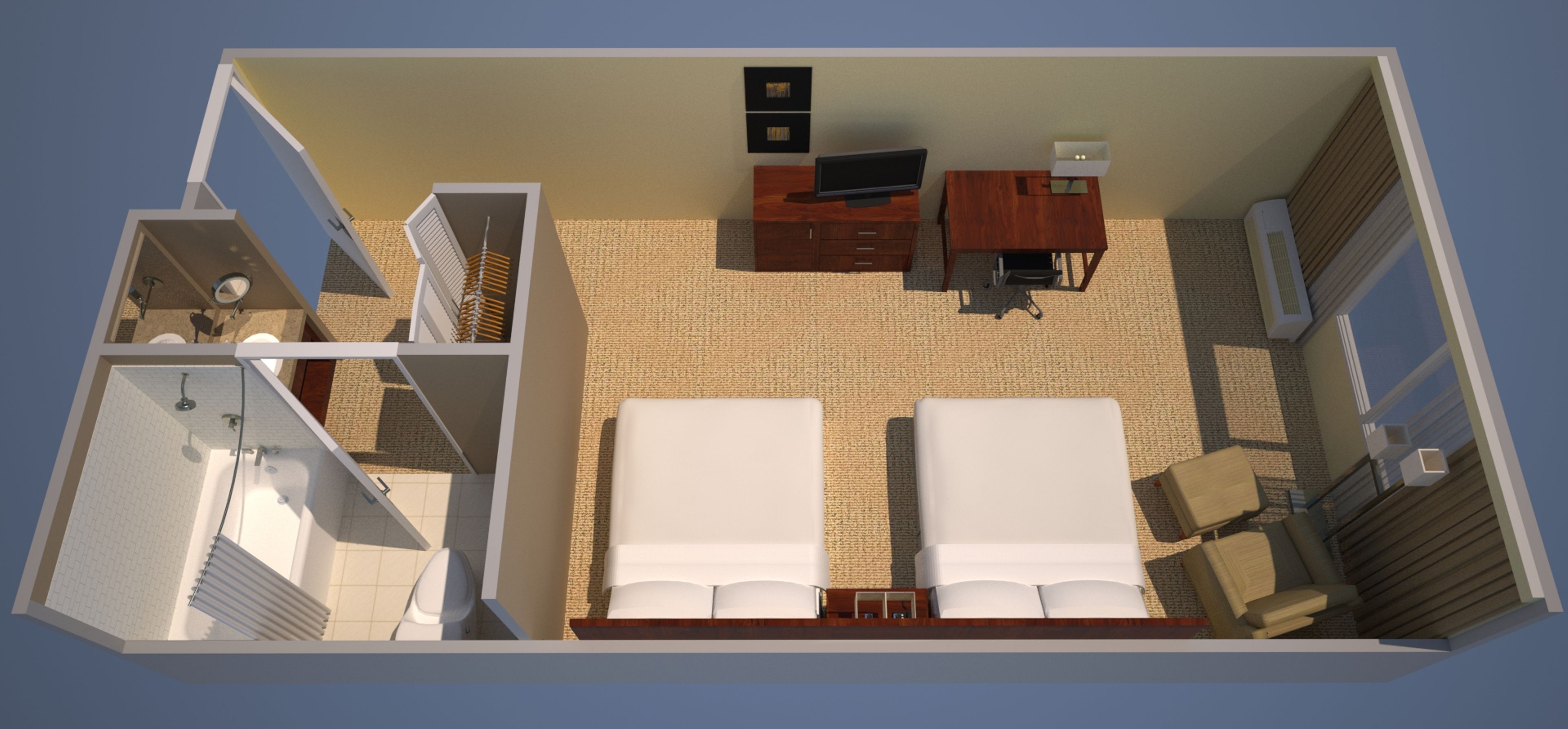 1 bedroom, iron/ironing board, free cots/infant beds, free wifi