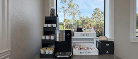 Área de estar no saguão