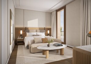 1 bedroom, premium bedding, down comforters, minibar