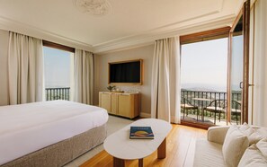 Literie de qualité, couette en duvet, minibar, coffre-fort