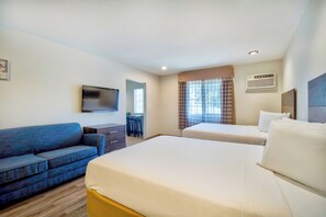 Deluxe Room, 2 Double Beds, Non Smoking, Refrigerator & Microwave | 1 bedroom, desk, iron/ironing board, free WiFi - Studio 6 Rosemead, CA – Pasadena (Rosemead)