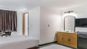 Deluxe Room, 2 Double Beds | Premium bedding, iron/ironing board, free cribs/infant beds