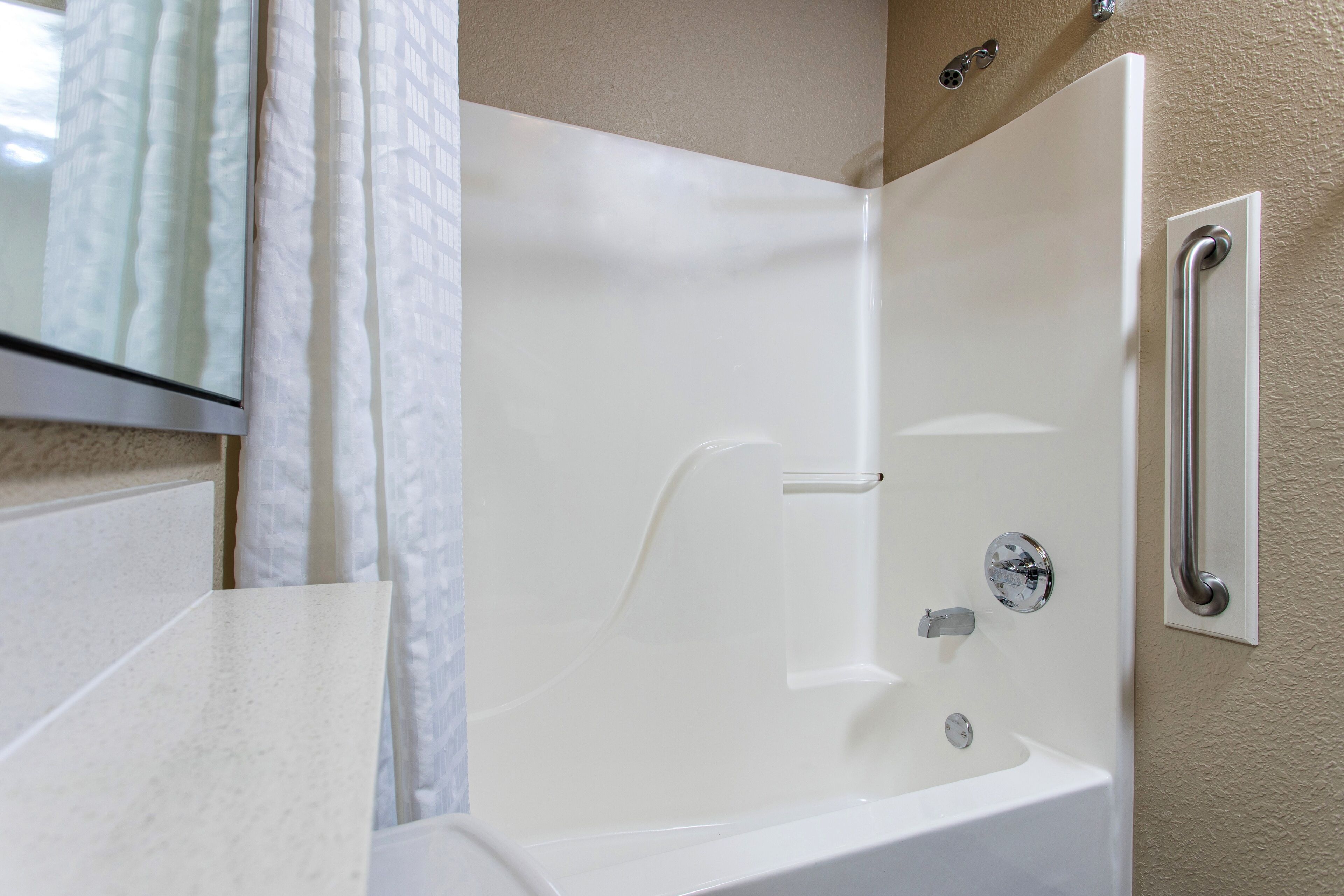 free toiletries, hair dryer, towels