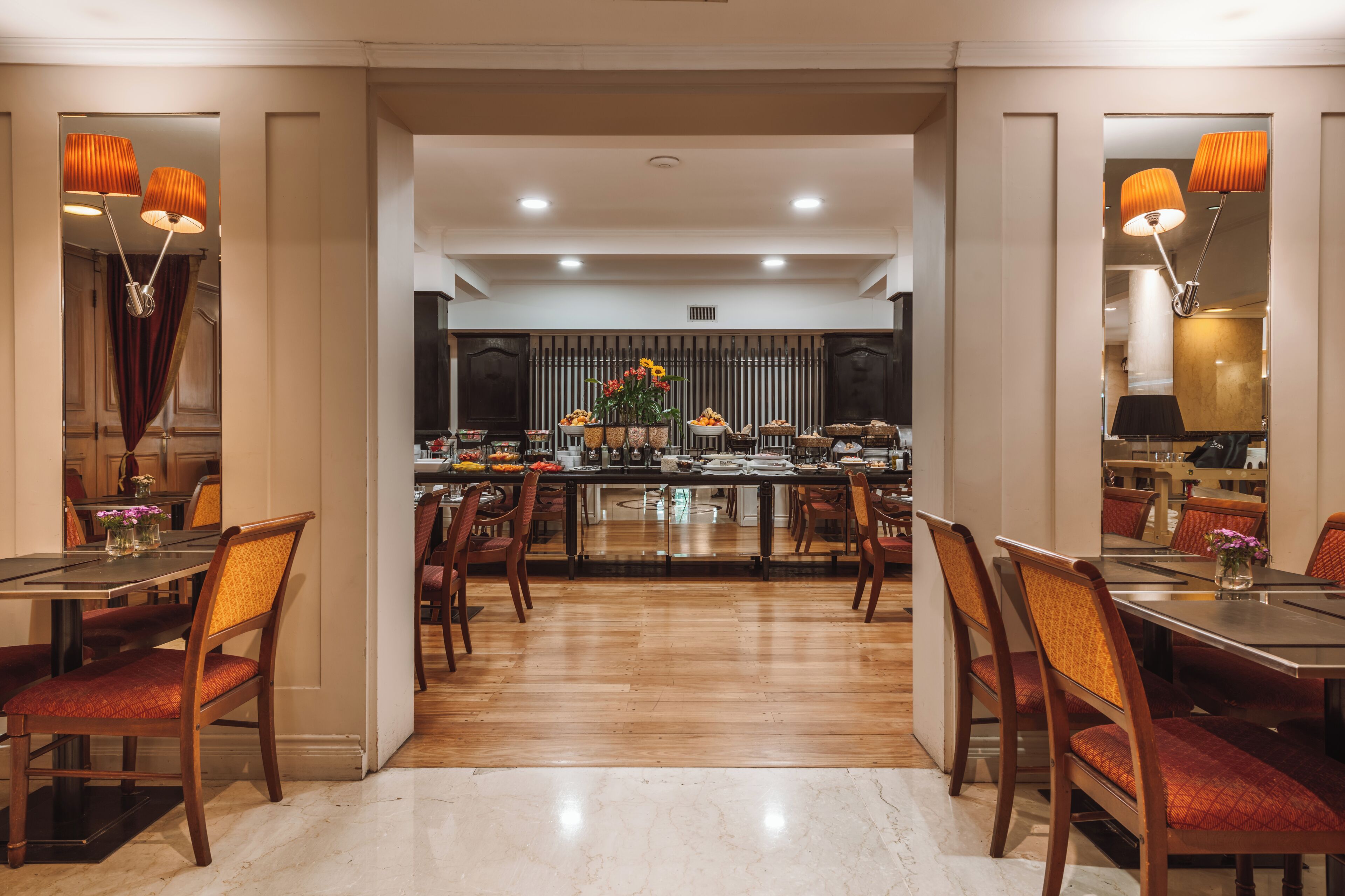 Daily buffet breakfast (USD 15 per person)