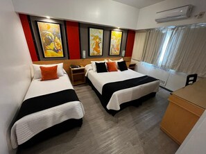 Standard Triple Room | Down comforters, pillowtop beds, in-room safe, individually decorated - Sarmiento Palace Hotel (Buenos Aires)