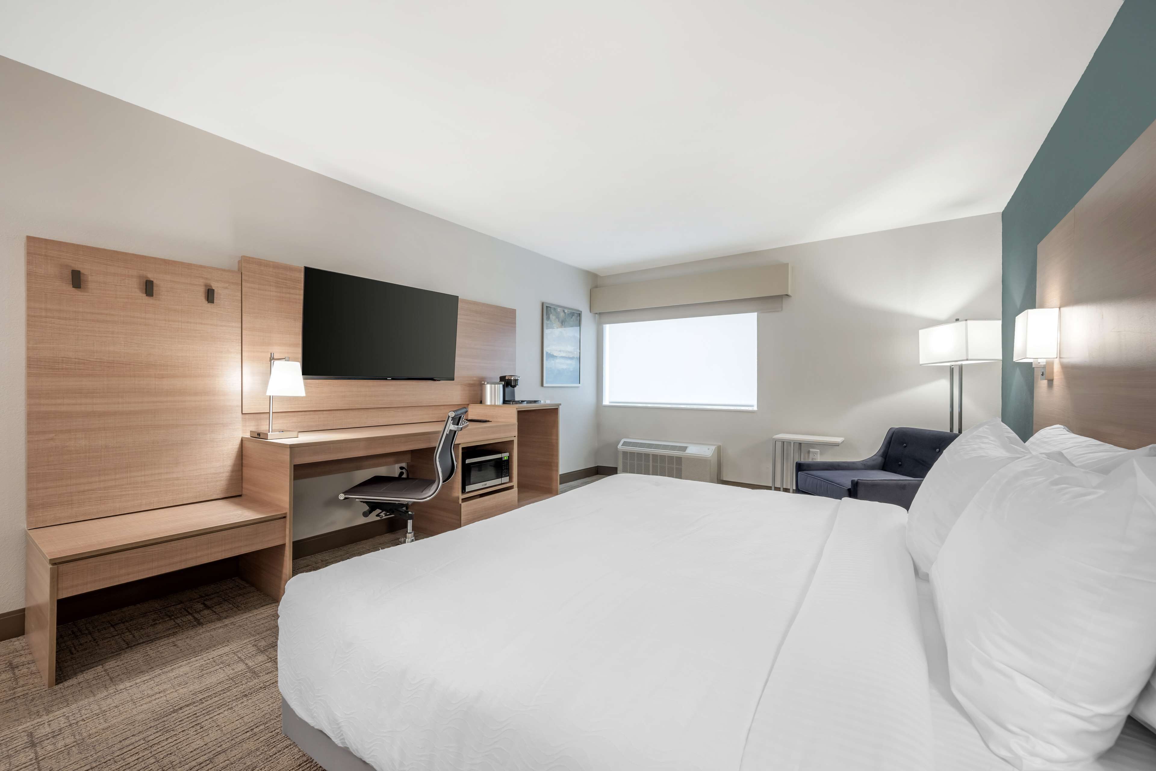 standard room, 1 king bed, accessible, refrigerator & microwave | hypo-allergenic bedding, desk, iron/ironing board, wifi