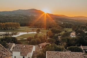 Blick von der Unterkunft