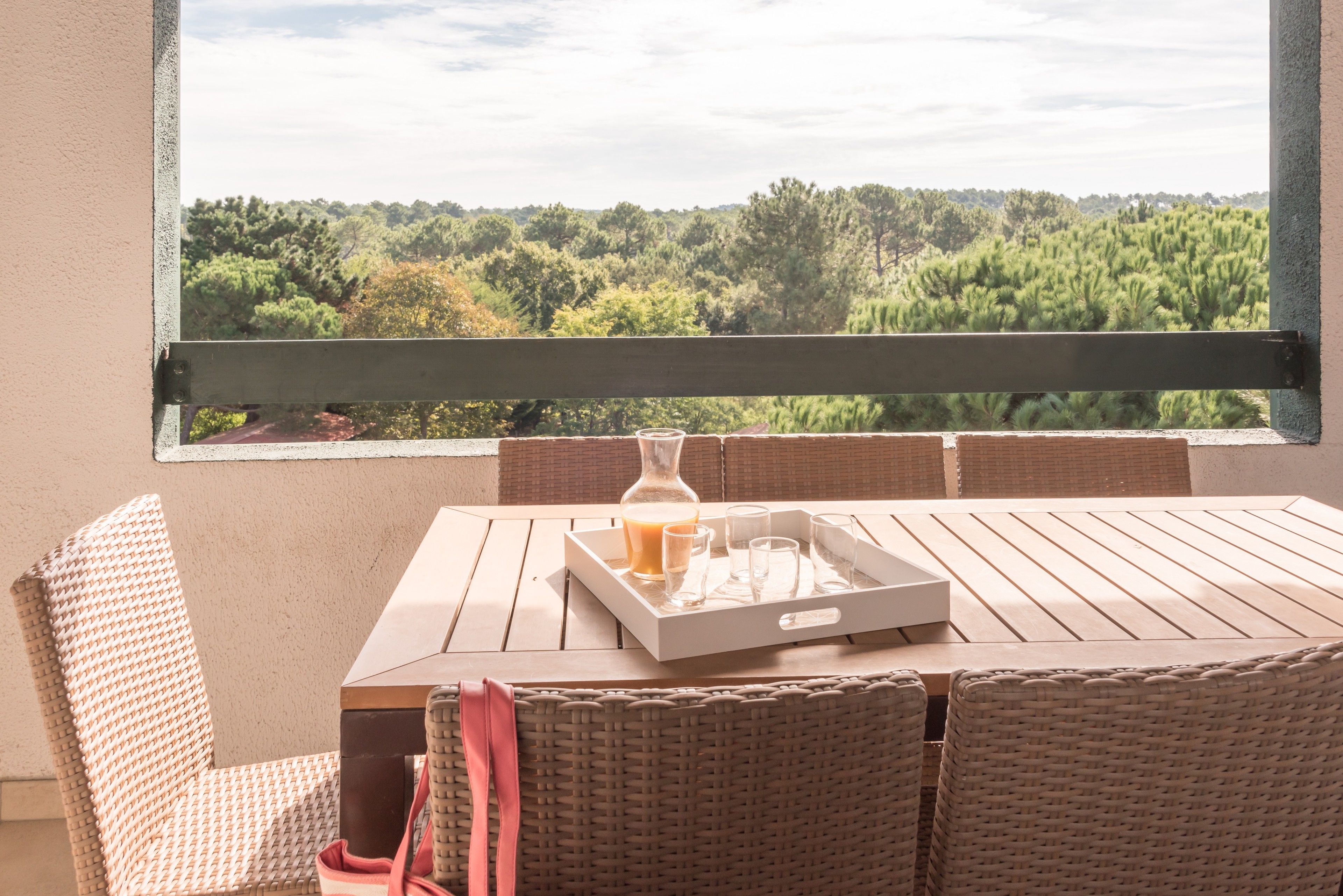 Apartment 7 people - 1 bedroom + 1 sleeping alcove - Golf view | Balcony view