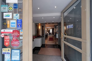Interior entrance
