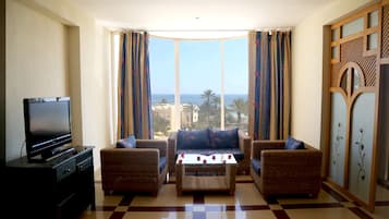 Sittområde i lobbyn