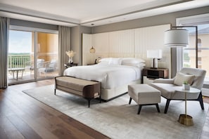 Premium bedding, down comforters, minibar, in-room safe