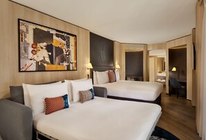 Premium Room, Multiple Beds (PREMIUM DOUBLE DOUBLE) | In-room safe, desk, laptop workspace, blackout drapes