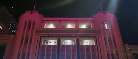 Front of property - evening/night