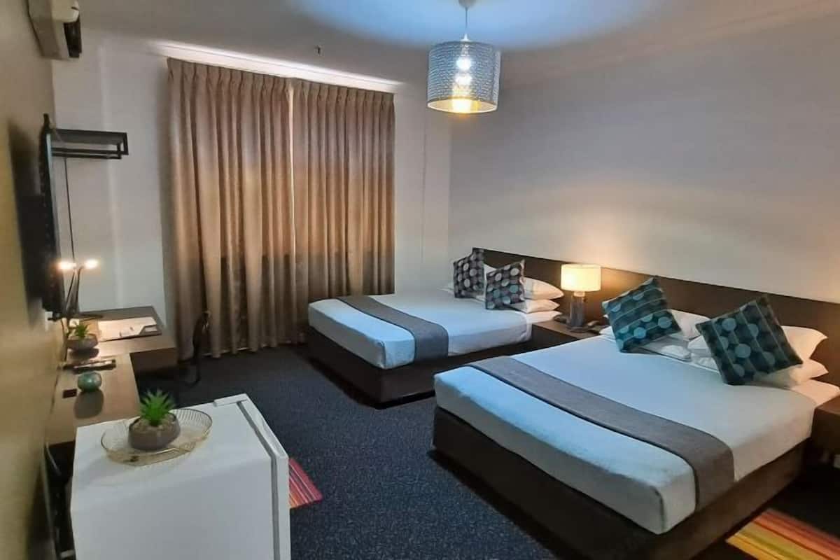 In-room safe, desk, iron/ironing board (on request), bed sheets