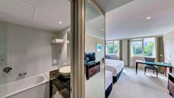 Premium Double or Twin Room, Multiple Beds | Minibar, laptop workspace, iron/ironing board, free cots/infant beds