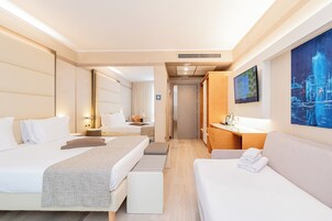 Ropa de cama hipoalergénica, cubrecamas y minibar 