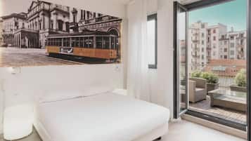 Premium kamer, 1 twee- of 2 eenpersoonsbedden | Een minibar, een kluis op de kamer, een bureau, verduisterende gordijnen