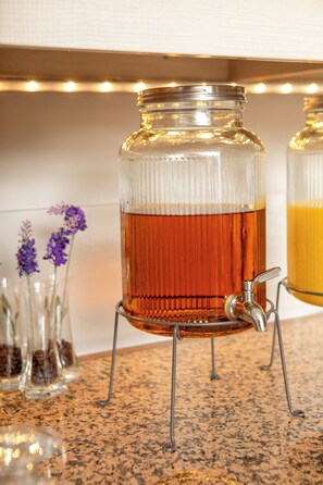 Daily buffet breakfast (EUR 15 per person)