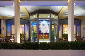 Front of property - evening/night
