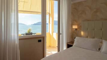 Ropa de cama de alta calidad y minibar