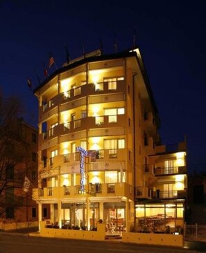 Front of property – evening/night