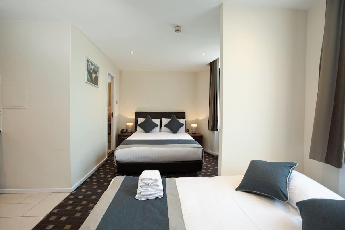 In-room safe, blackout drapes, free WiFi, bed sheets