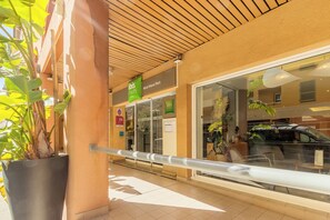 Blick von der Unterkunft