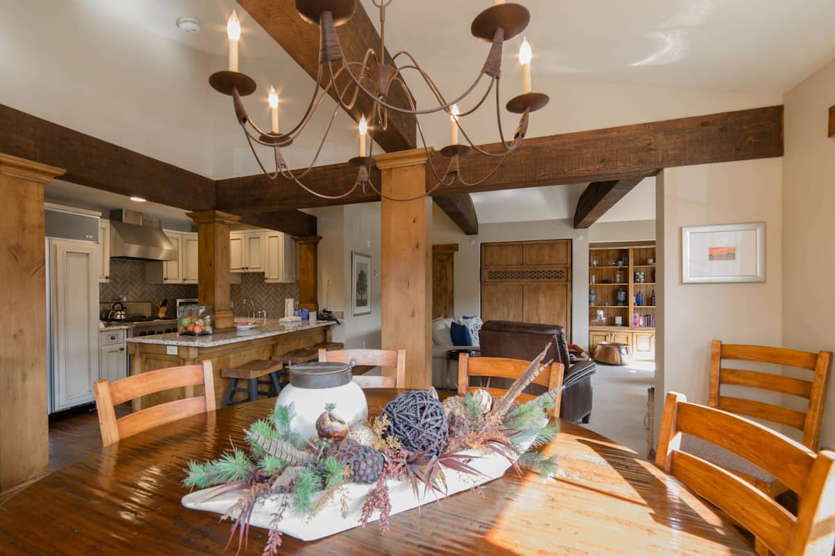 Luxury Suite, 3 Bedrooms (Two Queens) | Living area | Flat-screen TV, fireplace, DVD player, pay movies