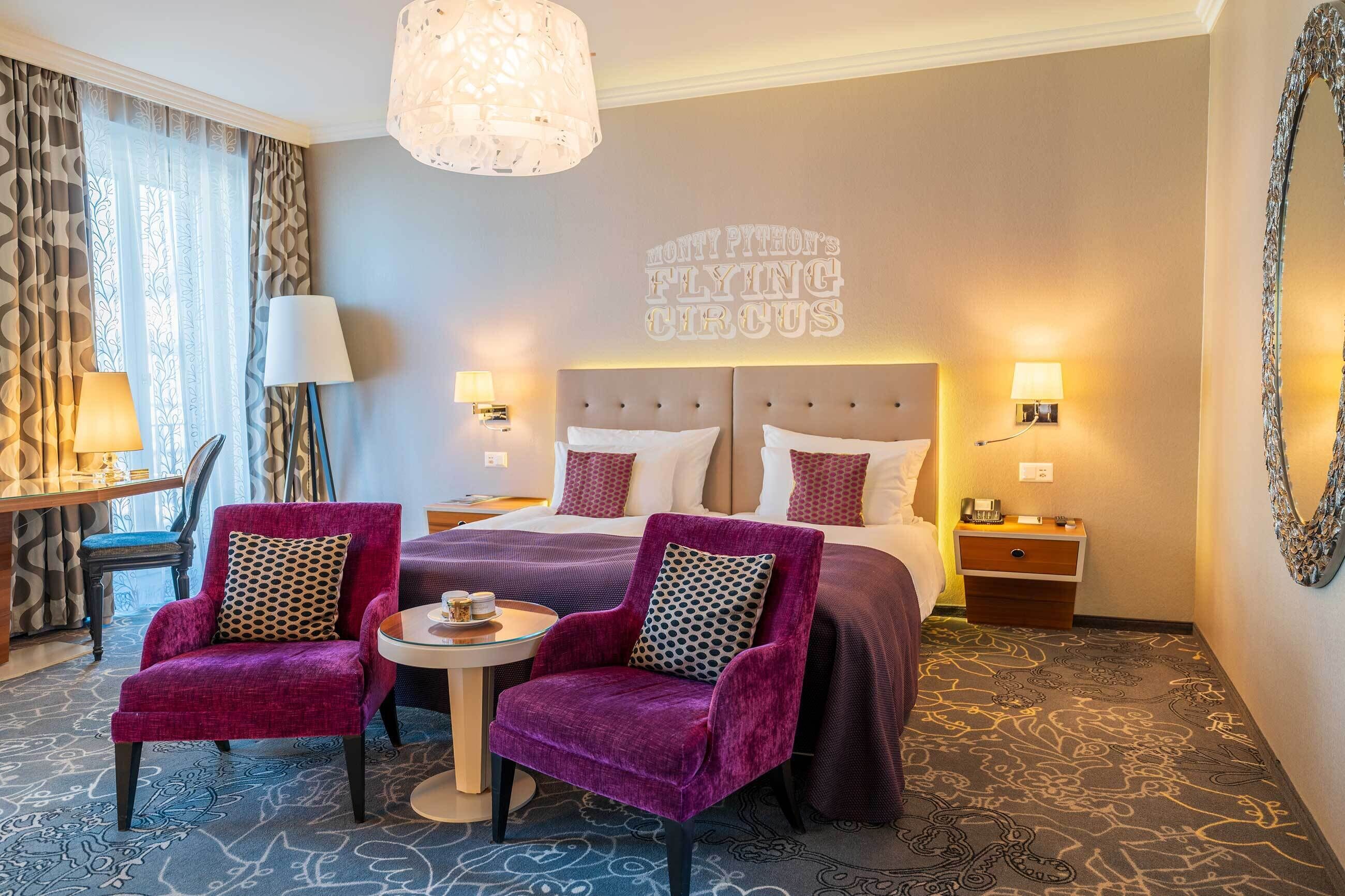 Hypo-allergenic bedding, minibar, in-room safe, individually furnished