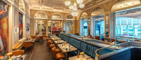 Breakfast, lunch, dinner served; French cuisine