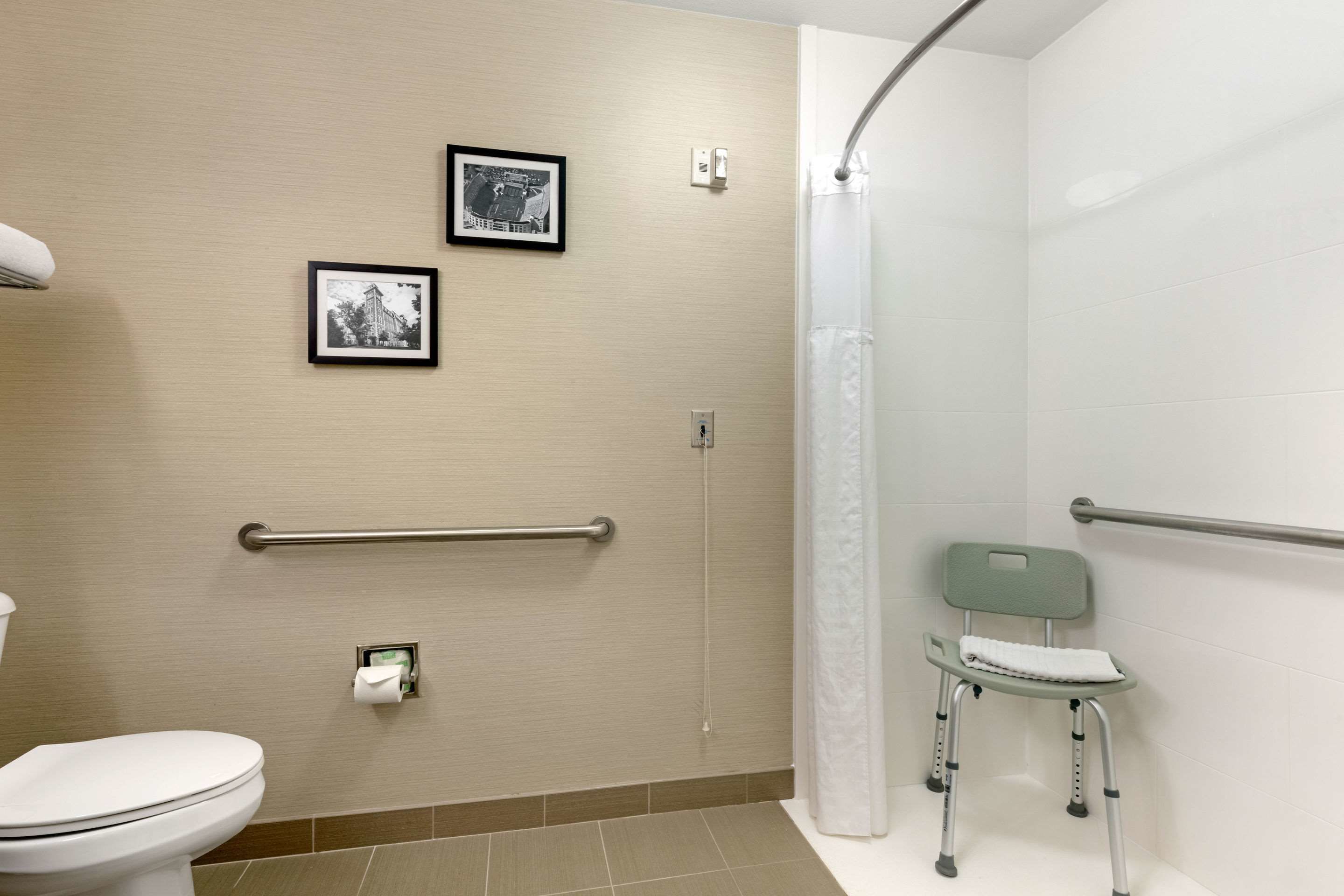 desk, blackout curtains, iron/ironing board, free cots/infant beds