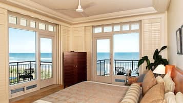 Standard Room, Oceanfront | Premium bedding, in-room safe, desk, iron/ironing board