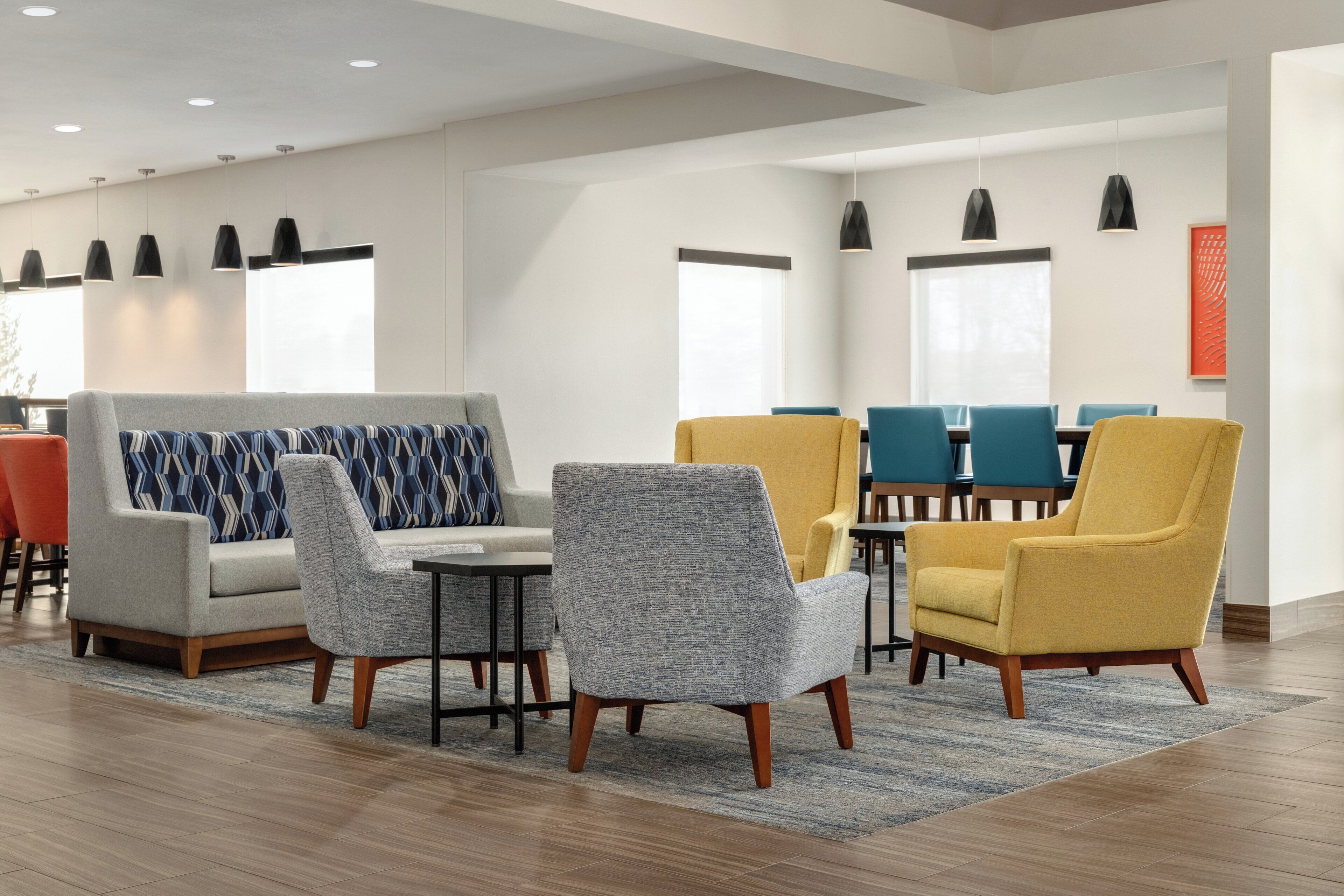 Sala de estar en el lobby