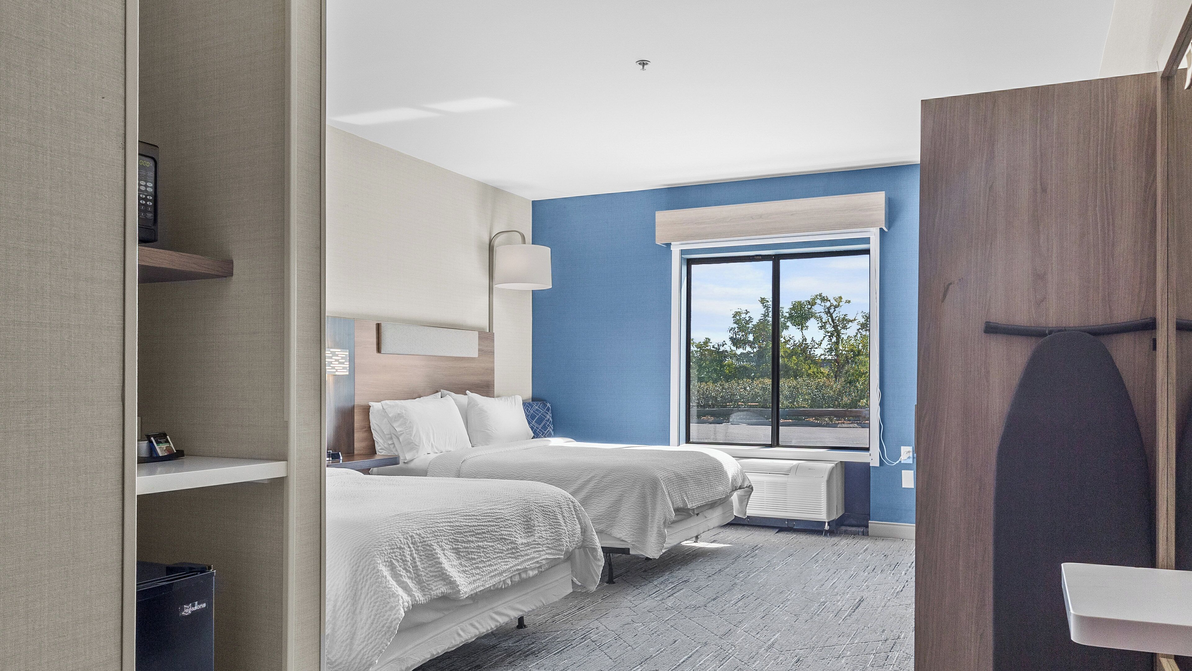 In-room safe, desk, blackout drapes, iron/ironing board