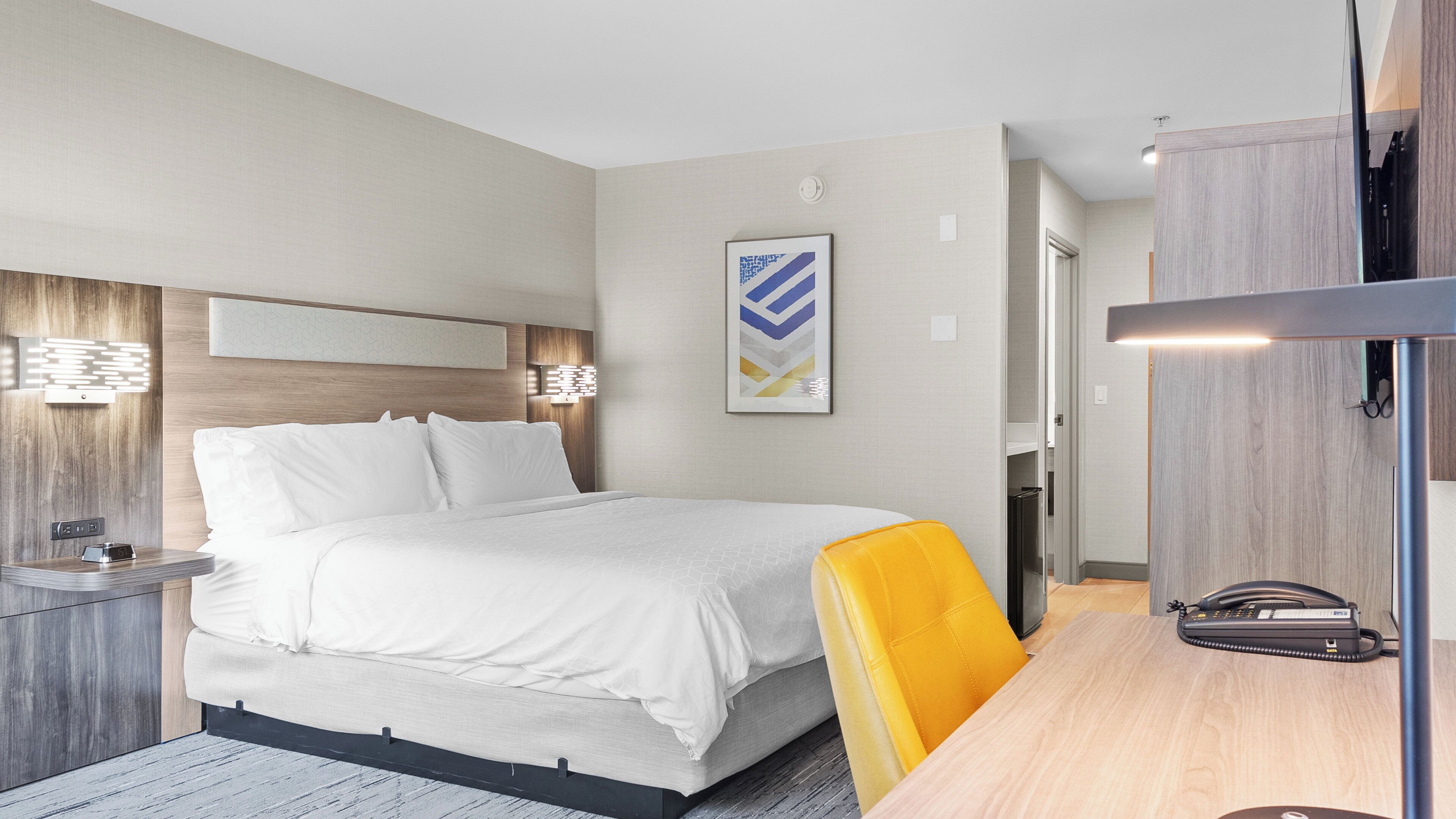 In-room safe, desk, blackout drapes, iron/ironing board