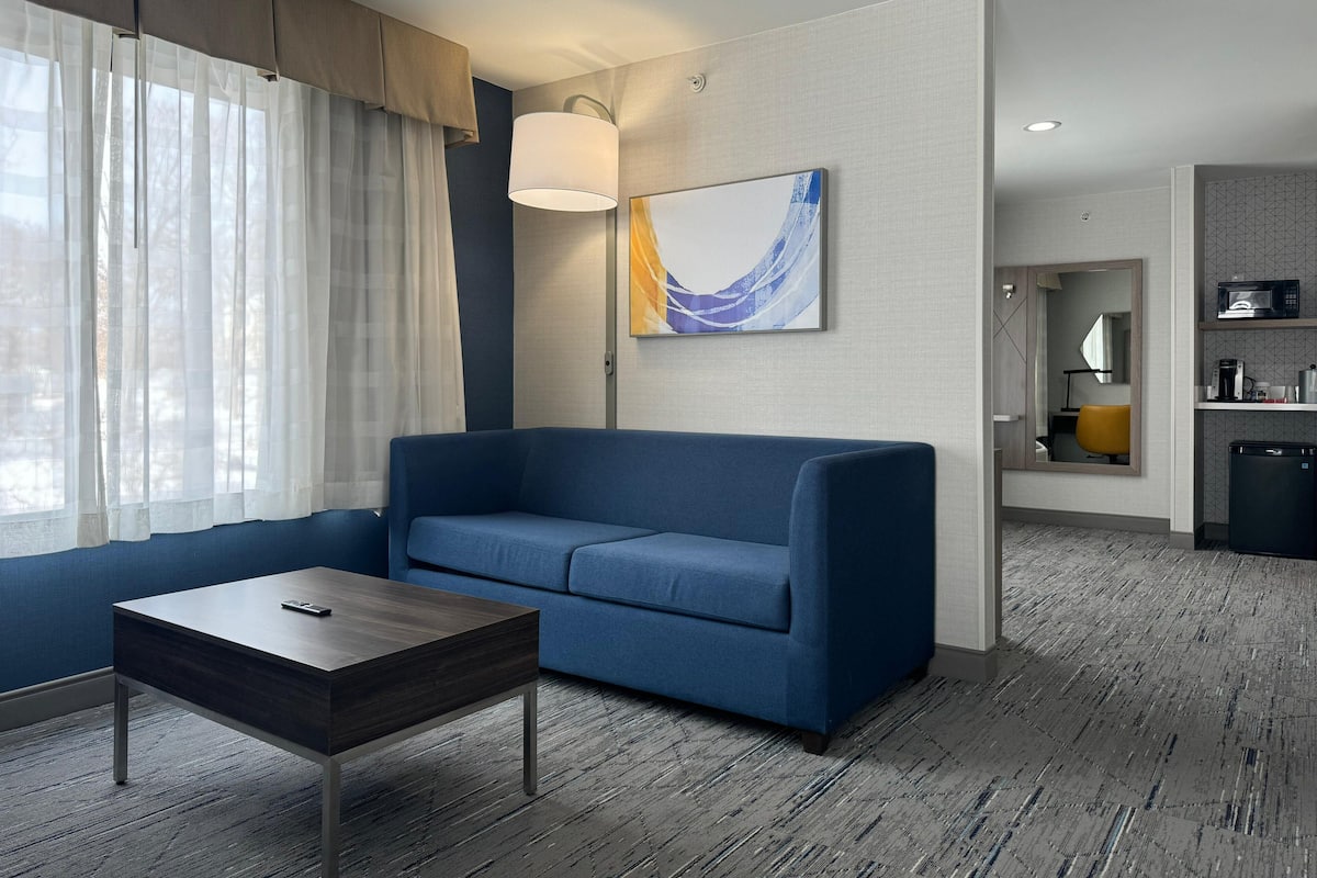 Suite, 1 King-Bett, Whirlpool | Schreibtisch, Verdunkelungsvorhänge, Bügeleisen/Bügelbrett, Babybetten