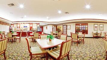 Free daily buffet breakfast