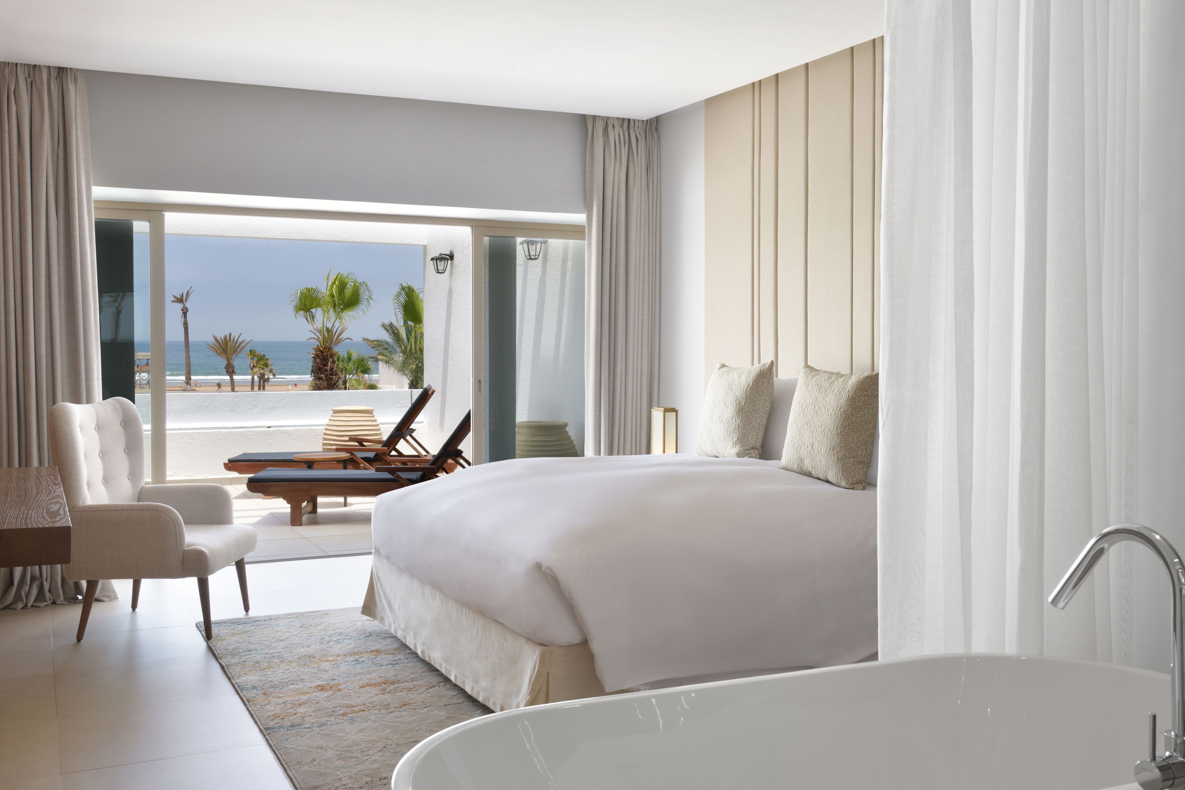 Egyptian cotton sheets, premium bedding, minibar, in-room safe